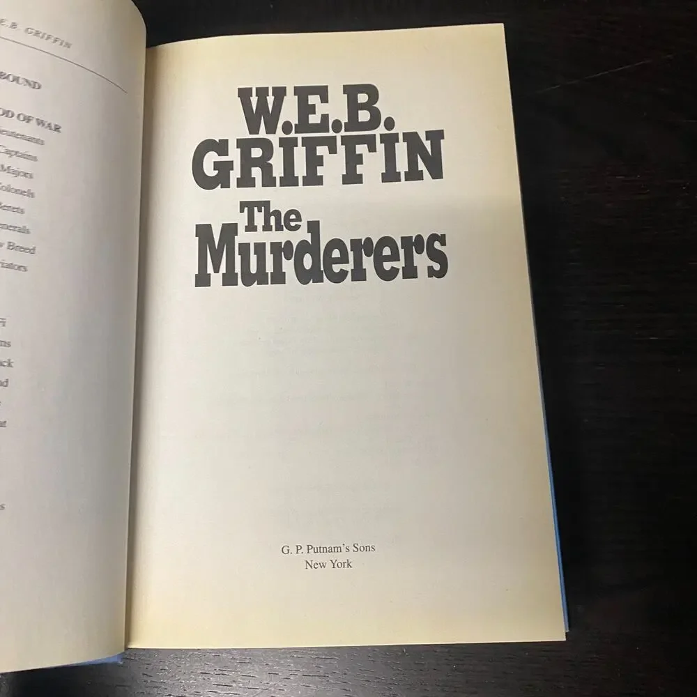 Murderers by W. E. B. Griffin (1995, Hardcover)
